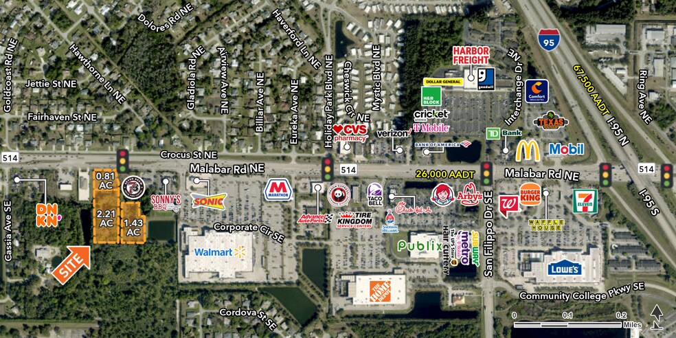 110 Valor SE dr, Palm Bay, FL à vendre - Aérien - Image 2 de 3