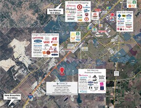 5225 N Interstate 35, San Marcos, TX - Aerial  map view