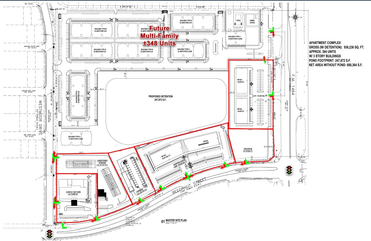 NWC of FM-1464 & Beechnut Rd, Richmond, TX for lease Primary Photo- Image 1 of 13