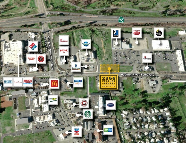 2366 Feather River Blvd, Oroville, CA for lease - Building Photo - Image 2 of 7