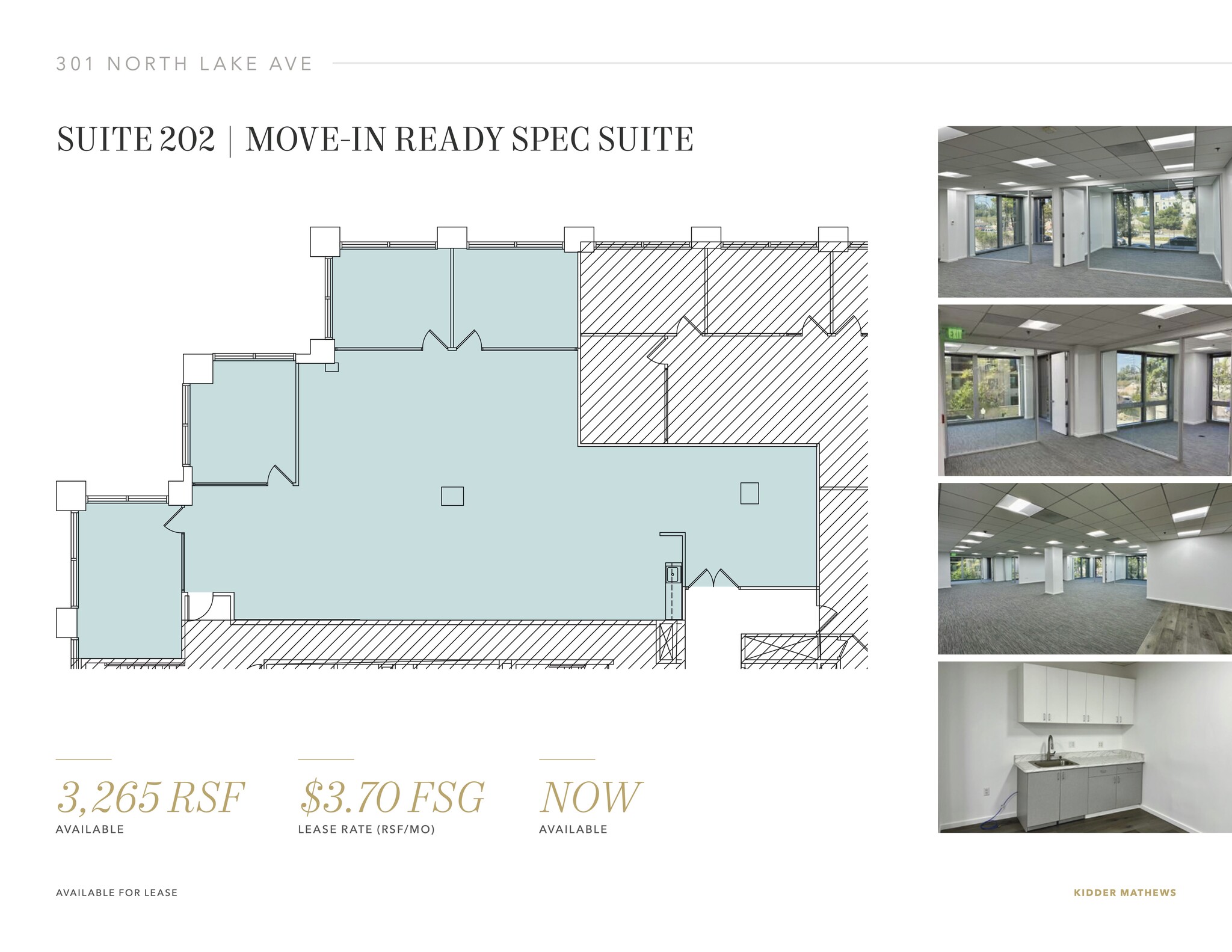 301 N Lake Ave, Pasadena, CA for lease Floor Plan- Image 1 of 5