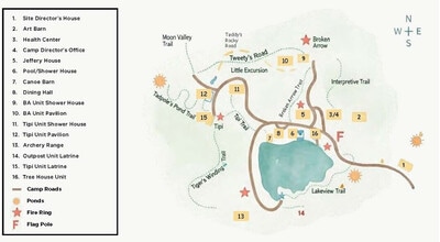 Camp Cahinnio, Booneville, AR - Aerial  map view