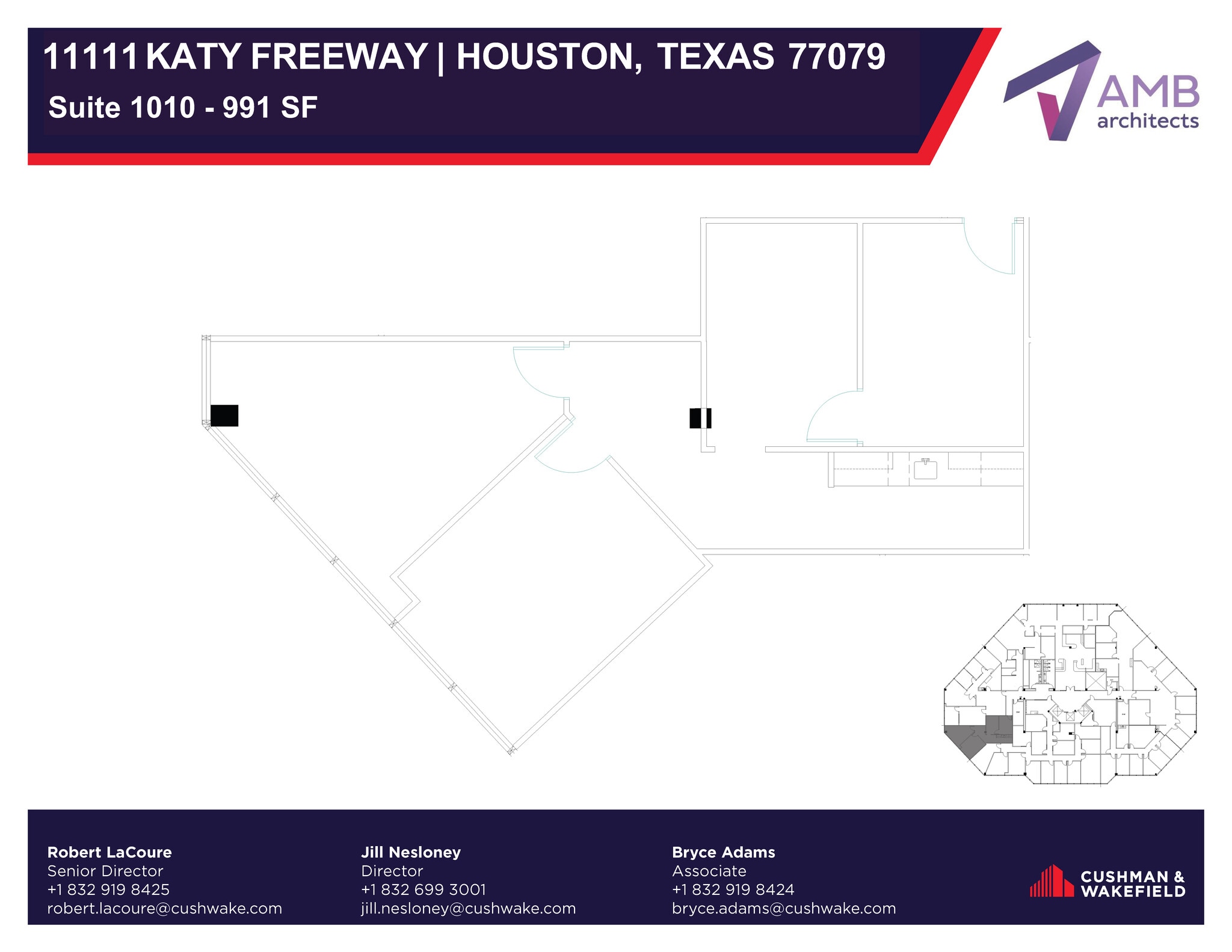 11111 Katy Fwy, Houston, TX à louer Plan d’étage- Image 1 de 1