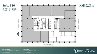 230 W Monroe St, Chicago, IL for lease Floor Plan- Image 1 of 1