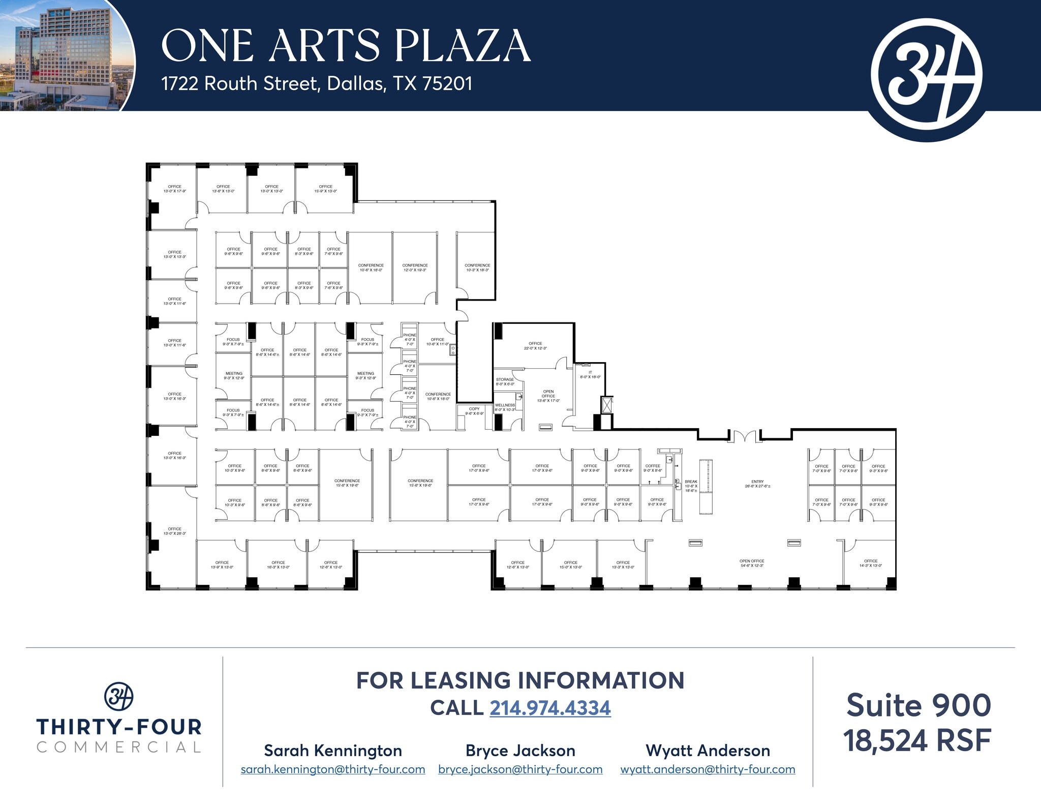 1722 Routh St, Dallas, TX for lease Site Plan- Image 1 of 1