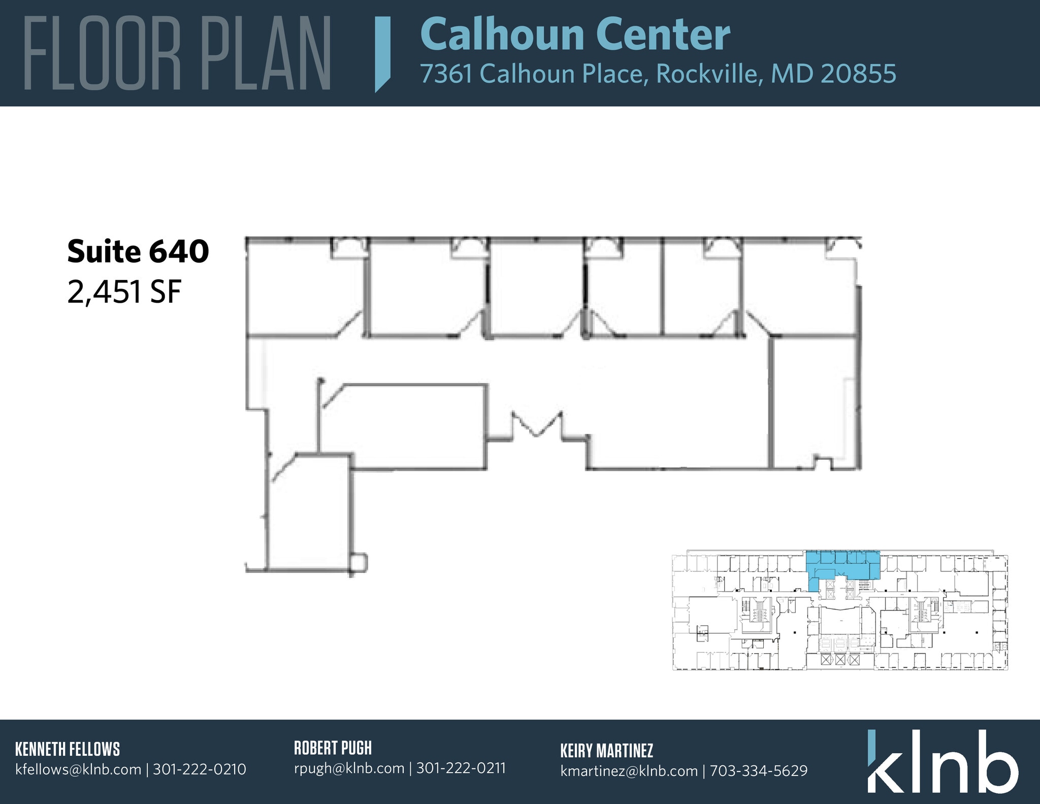 7361 Calhoun Pl, Rockville, MD à louer Plan d’étage- Image 1 de 7
