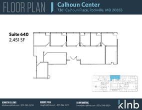 7361 Calhoun Pl, Rockville, MD à louer Plan d’étage- Image 1 de 7