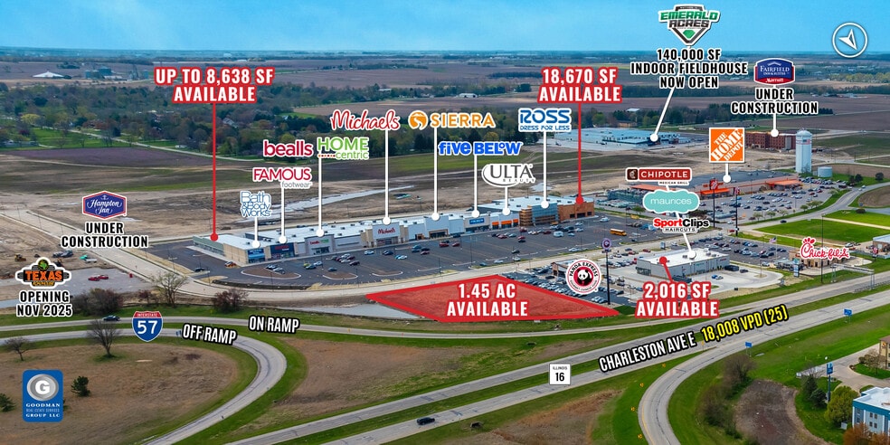 I-57 & Charleston Ave E, Mattoon, IL for lease - Building Photo - Image 3 of 5