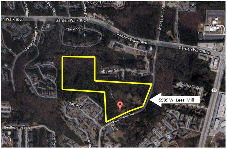 5989 W Lee's Mill Rd, College Park, GA for sale Aerial- Image 1 of 4