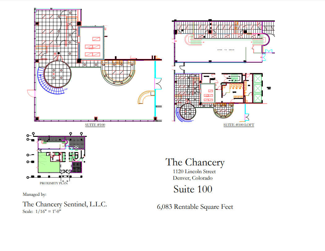 1120 Lincoln St, Denver, CO à louer Plan d  tage- Image 1 de 1