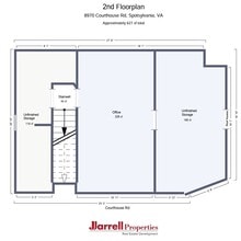 8970 Courthouse Rd, Spotsylvania, VA à louer Plan d’étage- Image 2 de 3
