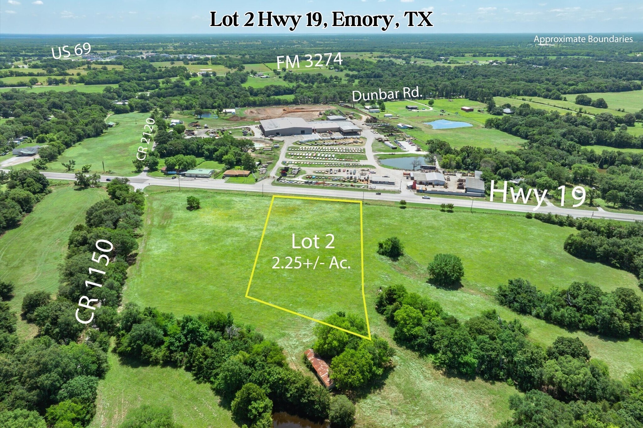 Lot 2 State Hwy 19,, Emory, TX for sale Building Photo- Image 1 of 26