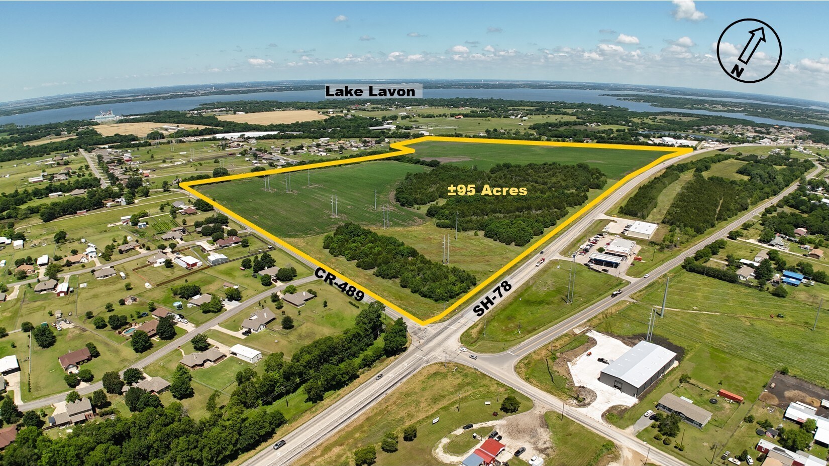 0000 Hwy 78 Hwy, Nevada, TX for sale Aerial- Image 1 of 4