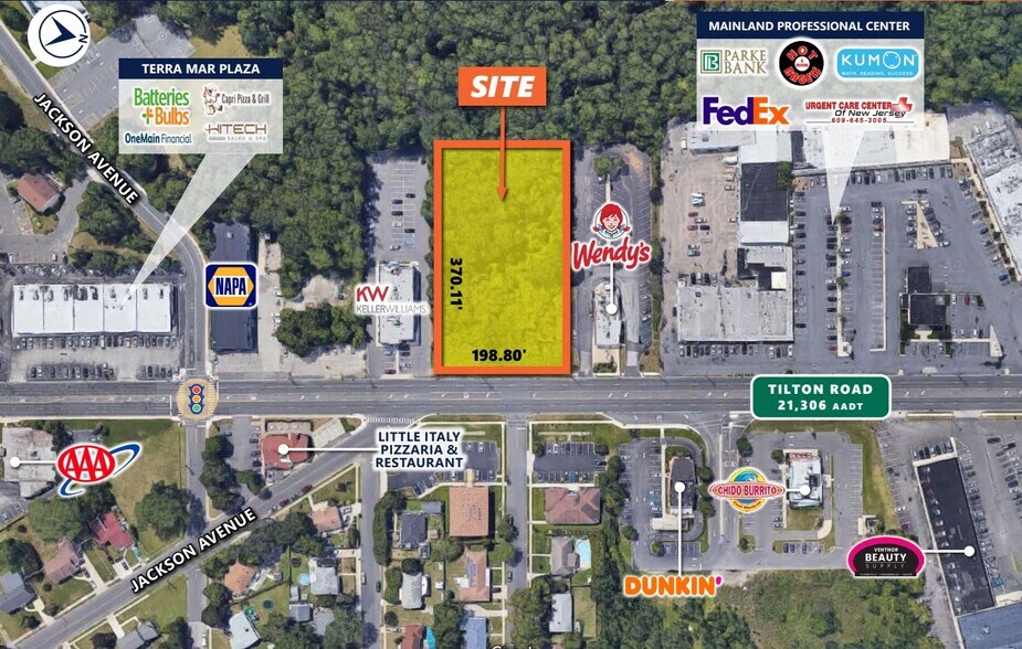 800 Tilton Rd, Northfield, NJ à louer - Aérien - Image 3 de 3