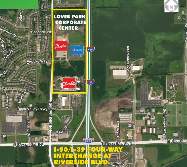 Riverside Blvd, Loves Park, IL à louer - Photo du bâtiment - Image 2 de 2