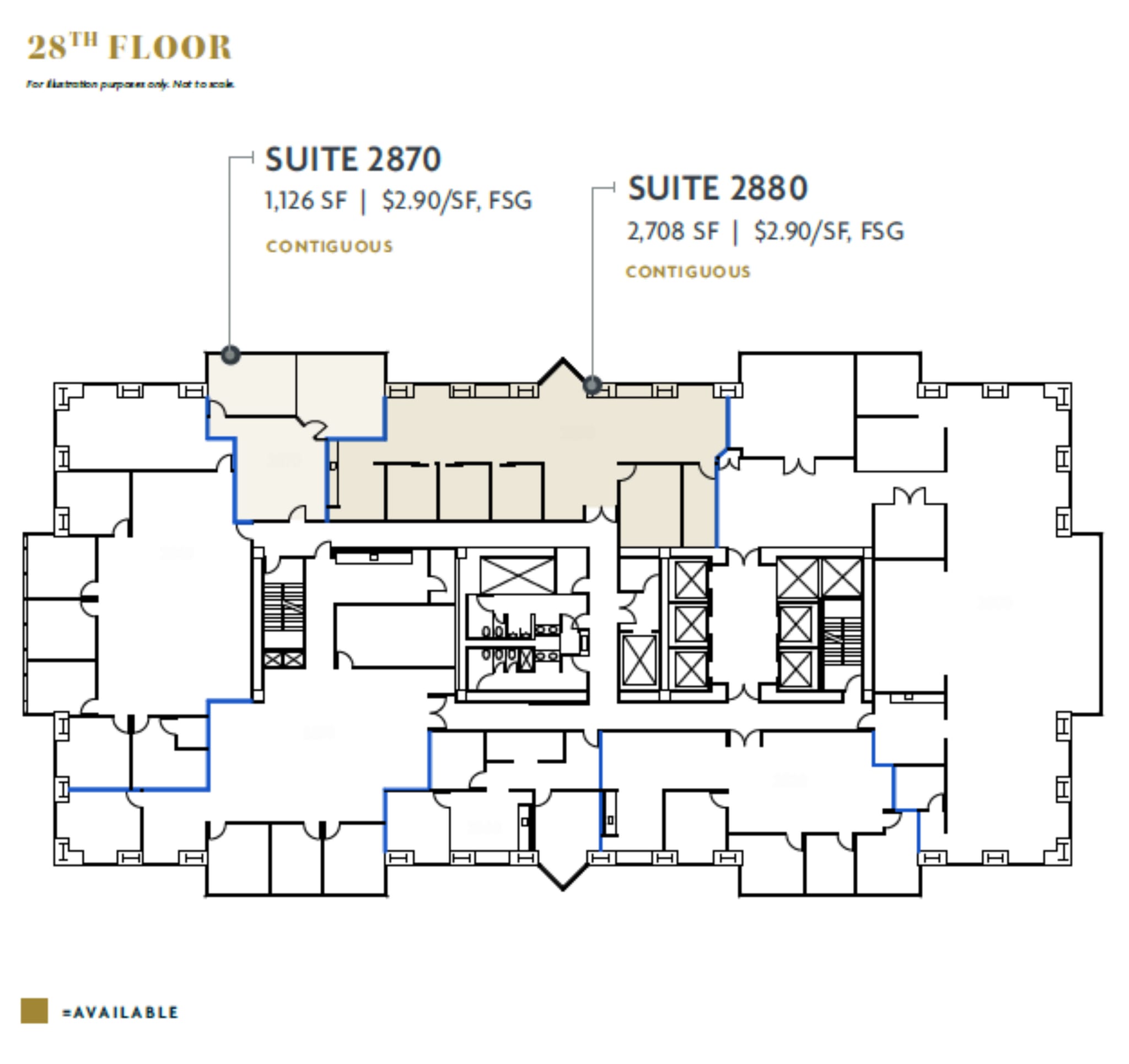 750 B St, San Diego, CA à louer Plan d’étage- Image 1 de 1
