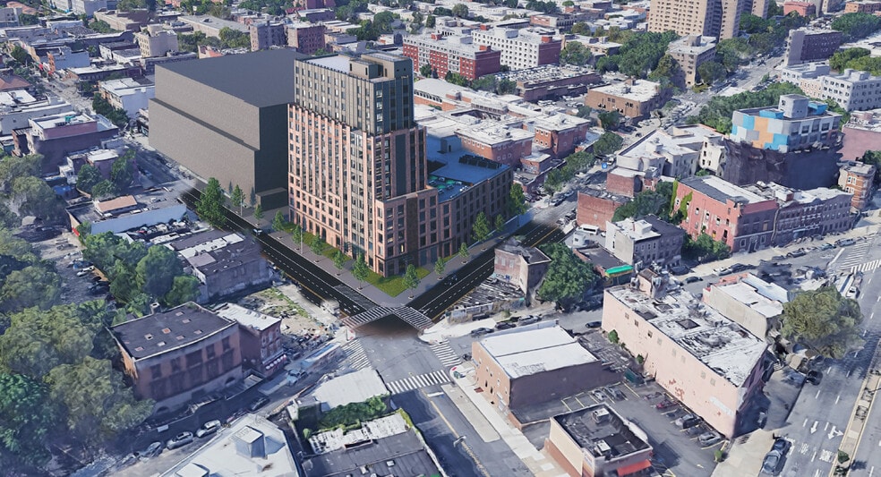 326 Rockaway Ave, Brooklyn, NY for lease - Aerial - Image 2 of 2