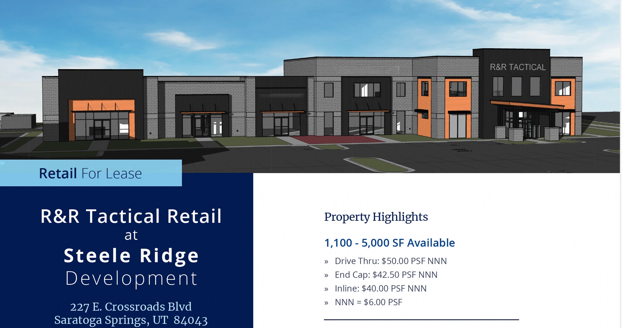 287 E Crossroads Blvd, Saratoga Springs, UT à vendre Photo principale- Image 1 de 10