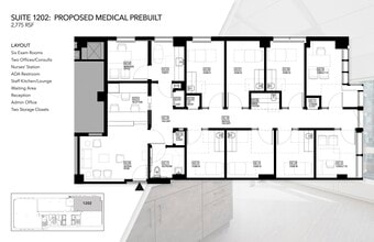 110 E 60th St, New York, NY à louer Plan d’étage- Image 1 de 1