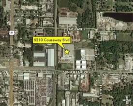 5210 Causeway Blvd, Tampa, FL - Aerial  map view - Image1