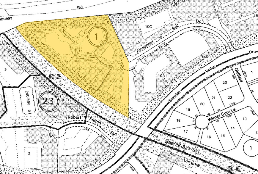 1851 Alexander Bell Dr, Reston, VA for lease - Plat Map - Image 2 of 6