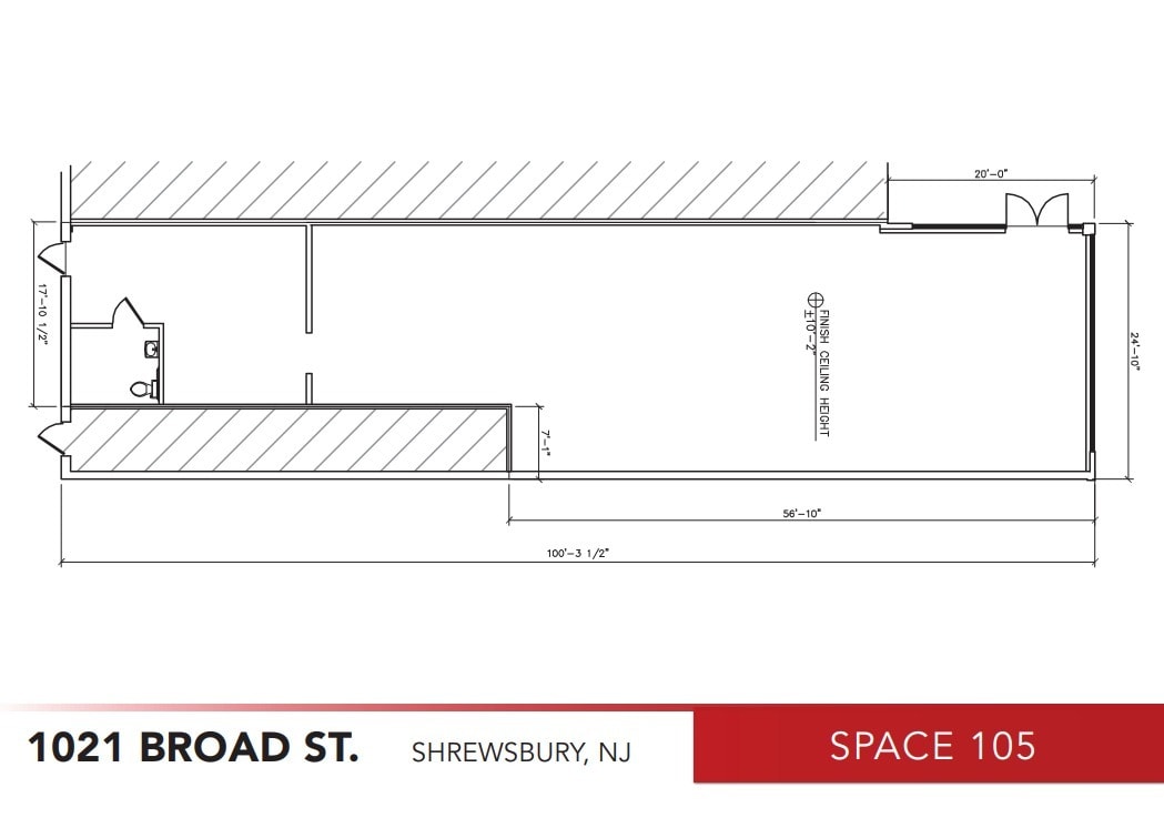 1021-1045 Broad St, Shrewsbury, NJ for lease Floor Plan- Image 1 of 1