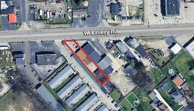 2229 W Laskey Rd, Toledo, OH - Aerial  map view