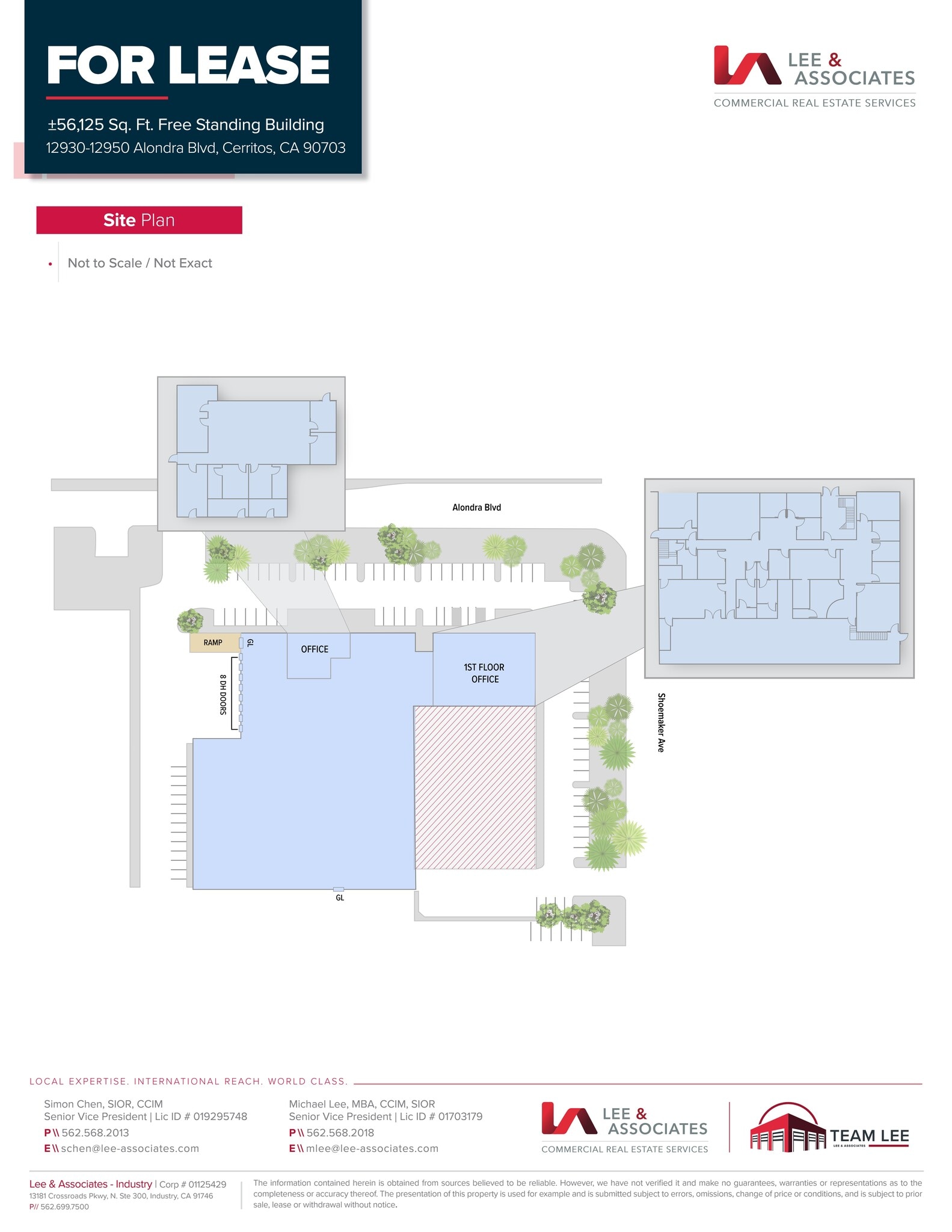 12930 Alondra Blvd, Cerritos, CA à louer Plan de site- Image 1 de 1