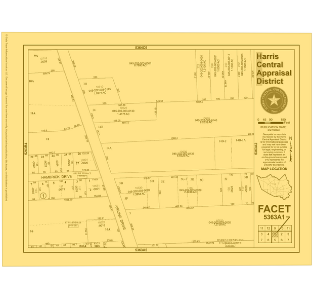 643 Aldine Mail Route Rd, Houston, TX for sale - Plat Map - Image 3 of 3