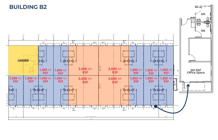 201 Cooperative Way, Georgetown, TX for lease - Floor Plan - Image 2 of 3