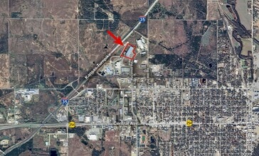2400 Pioneer Dr, El Dorado, KS - Aérien Vue de la carte