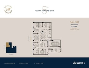 607 14th St NW, Washington, DC for lease Floor Plan- Image 2 of 2