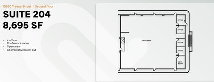 10680 Treena St, San Diego, CA for lease Floor Plan- Image 1 of 4