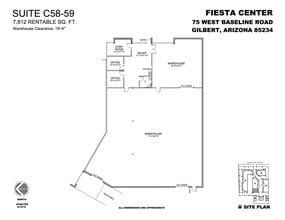 75 W Baseline Rd, Gilbert, AZ for lease Floor Plan- Image 1 of 1