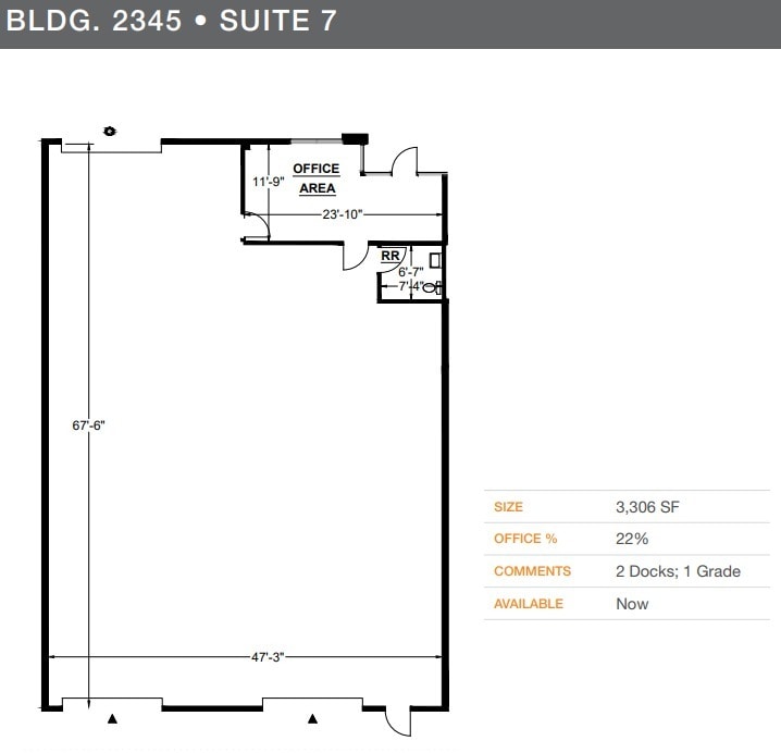 2375 Michael Faraday Dr, San Diego, CA for lease Floor Plan- Image 1 of 1