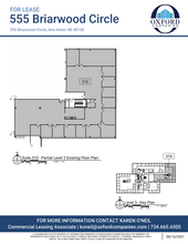 555 Briarwood Cir, Ann Arbor, MI for lease Floor Plan- Image 1 of 4