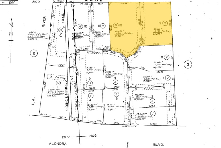 6423-6431 Alondra Blvd, Paramount, CA for lease - Plat Map - Image 3 of 3