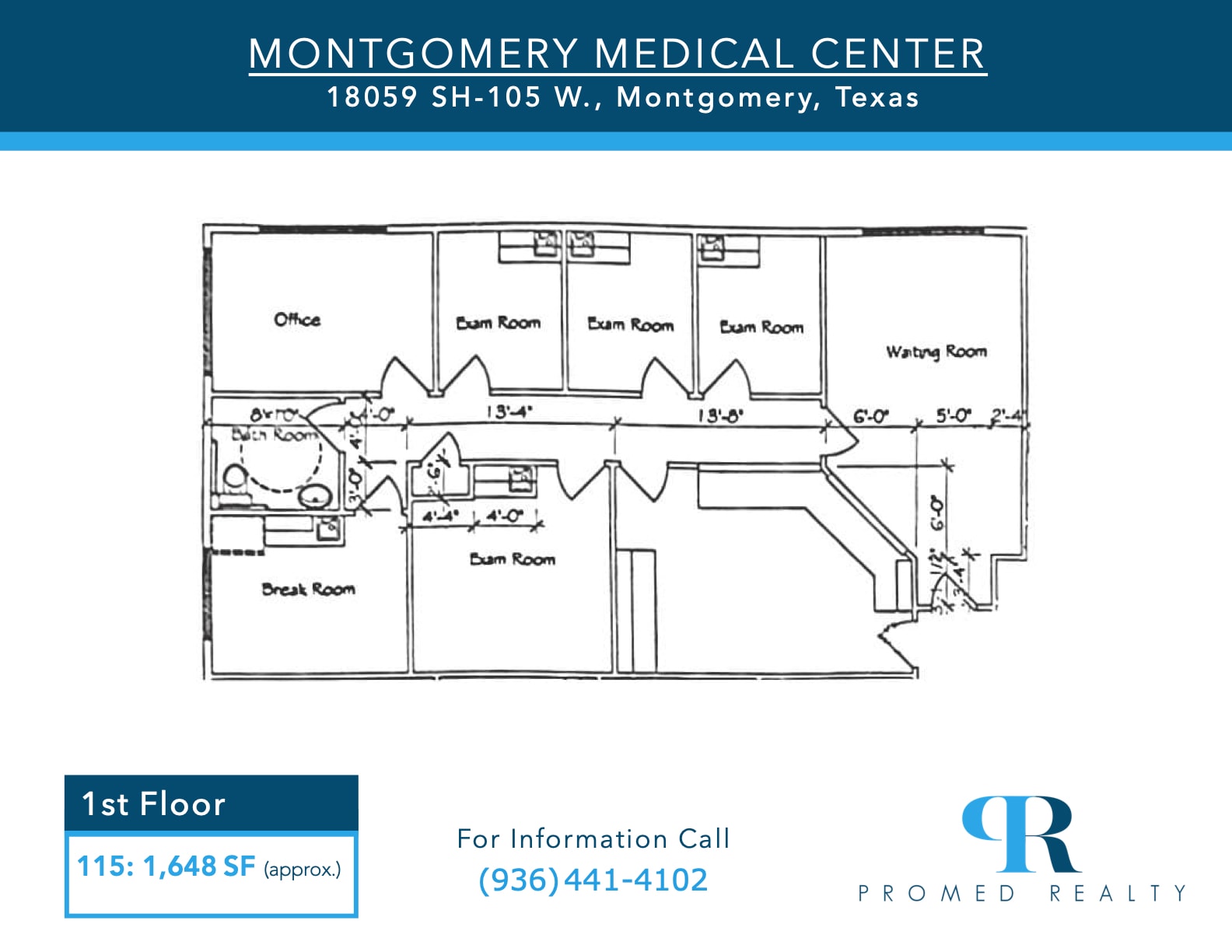 18057 Highway 105 W, Montgomery, TX for lease Floor Plan- Image 1 of 1