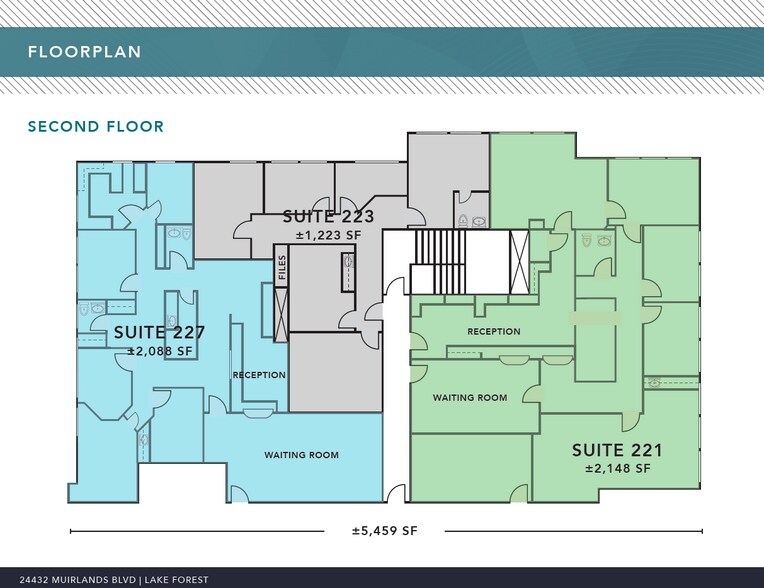 24432 Muirlands Blvd, Lake Forest, CA à louer - Plan d’étage - Image 3 de 7