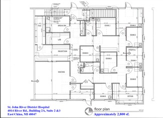 Plus de détails pour 4014 River Rd, East China, MI - Bureau/Médical à louer