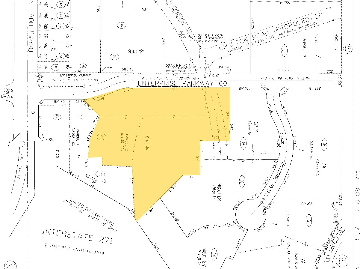 3401 Enterprise Pky, Beachwood, OH à louer Plan cadastral- Image 1 de 4