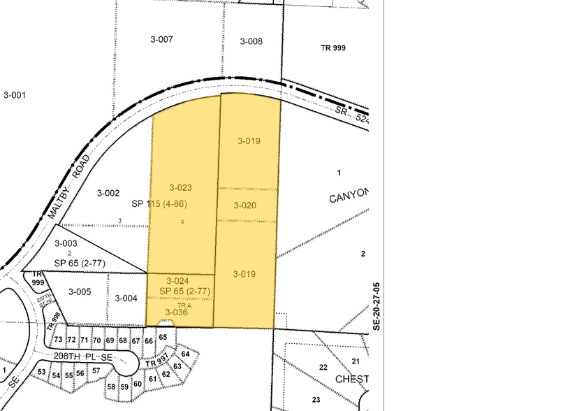 2620 Maltby Rd, Bothell, WA à vendre - Plan cadastral - Image 1 de 1