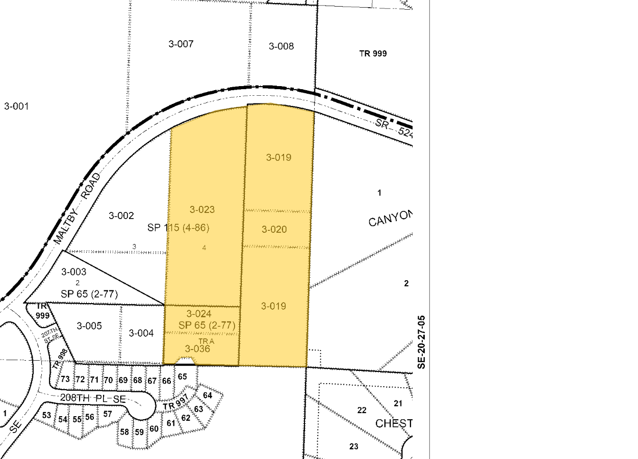 2620 Maltby Rd, Bothell, WA for sale Plat Map- Image 1 of 2