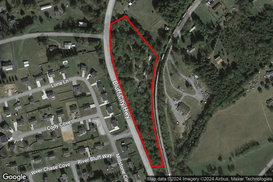 4573 Bluff City Hwy, Bluff City, TN à vendre - Aérien - Image 3 de 4