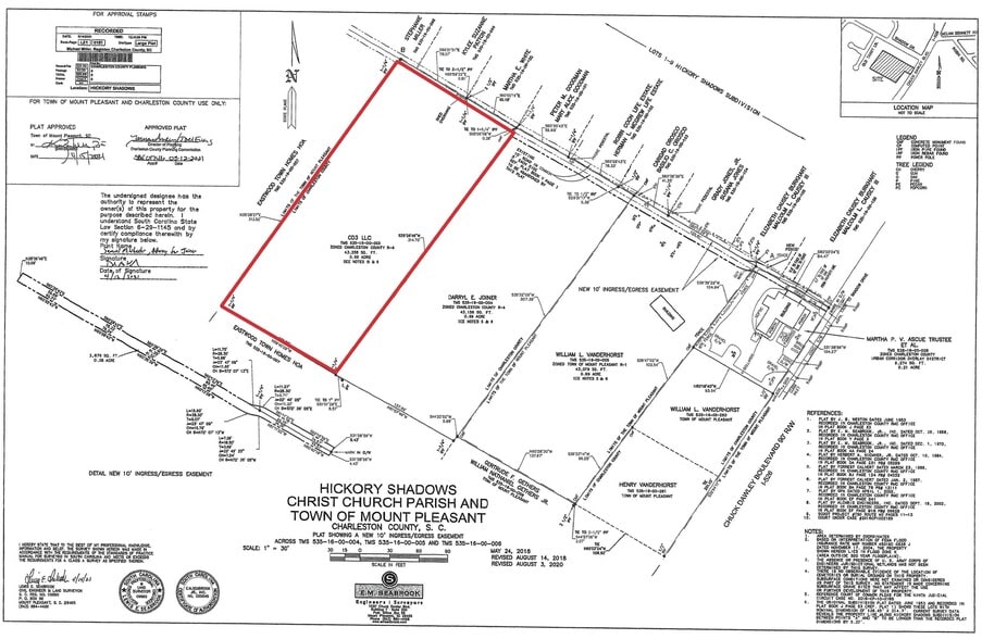 Chuck Dawley Blvd, Mount Pleasant, SC à vendre - Plan cadastral - Image 2 de 2