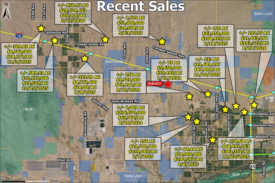 I-10 & 331st ave, Tonopah, AZ for sale - Aerial - Image 3 of 5