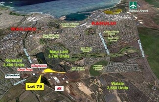 Plus de détails pour Kuihelani Hwy, Kahului, HI - Terrain à vendre