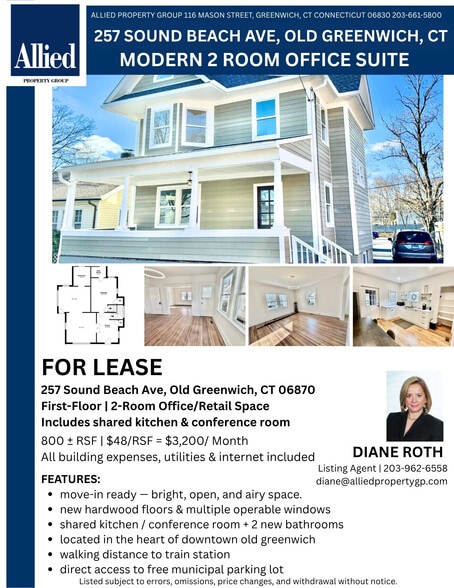 257 Sound Beach Ave, Old Greenwich, CT for lease - Building Photo - Image 2 of 10