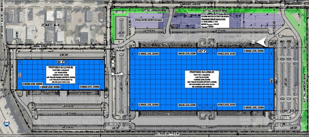 26311 Lawrence Ave, Center Line, MI for lease - Site Plan - Image 2 of 2