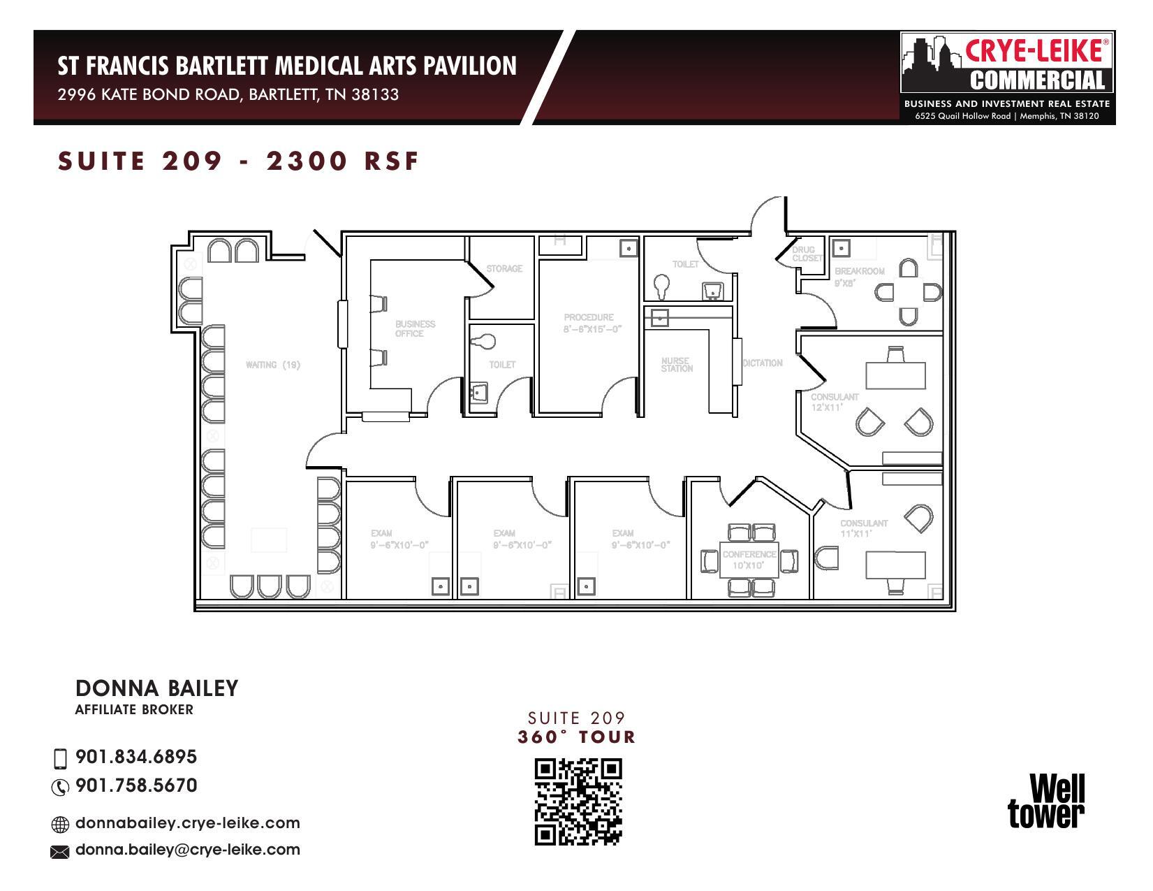 2996 Kate Bond Rd, Bartlett, TN for lease Floor Plan- Image 1 of 1